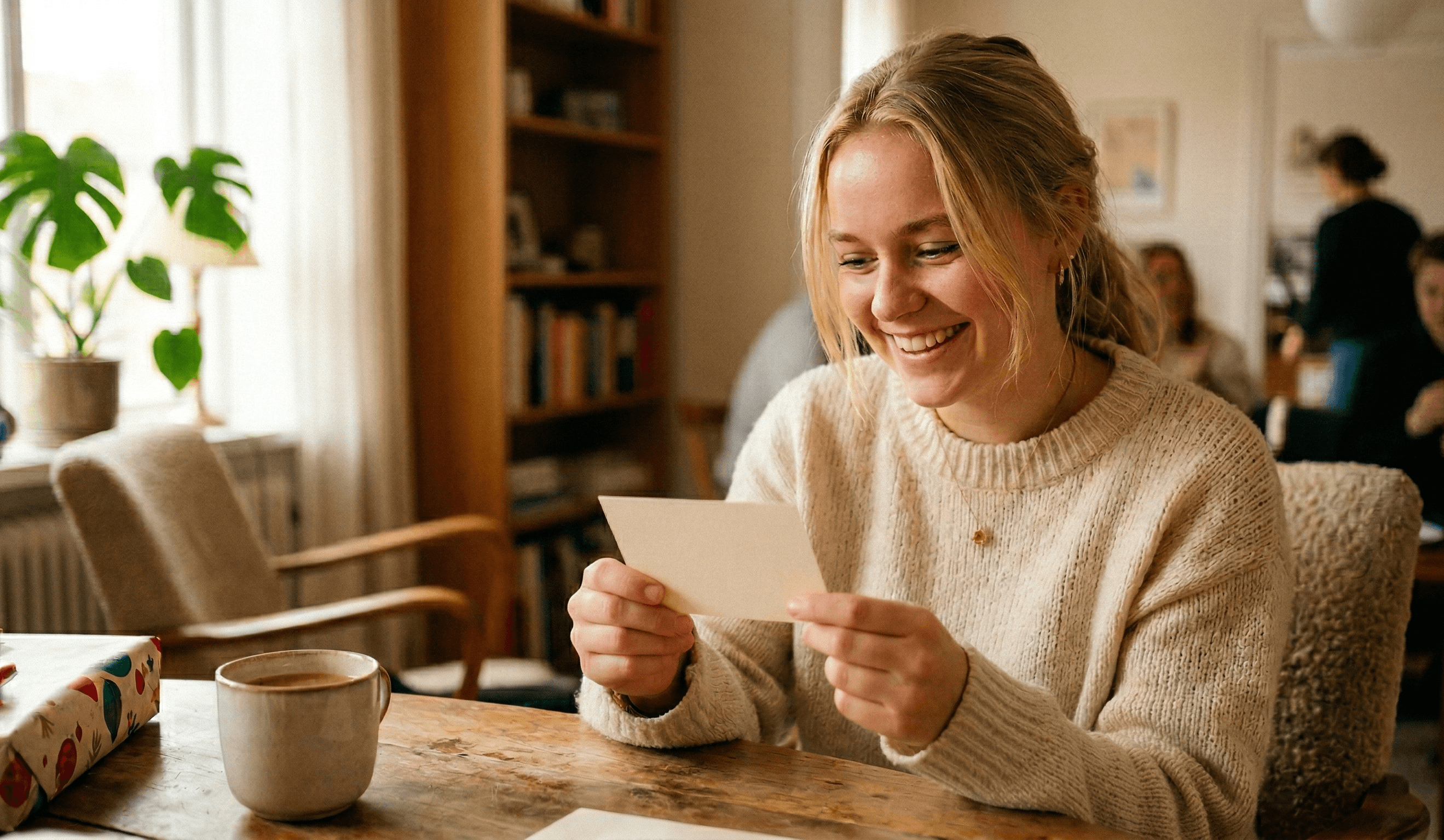 Gåva till födelsedag, jul eller examen